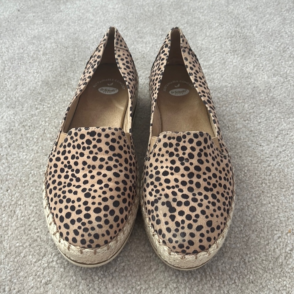 Dr Scholl’s Leopard Plaform Flats